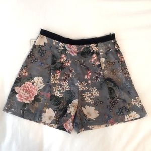Zara Floral Dress Shorts